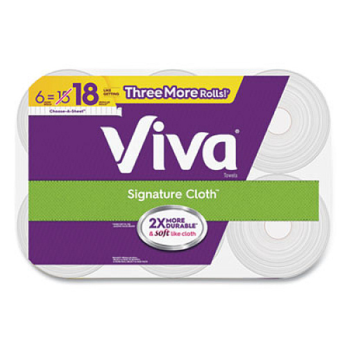 Viva 49634 Signature Cloth Choose-A-Sheet Kitchen Roll Paper Towels