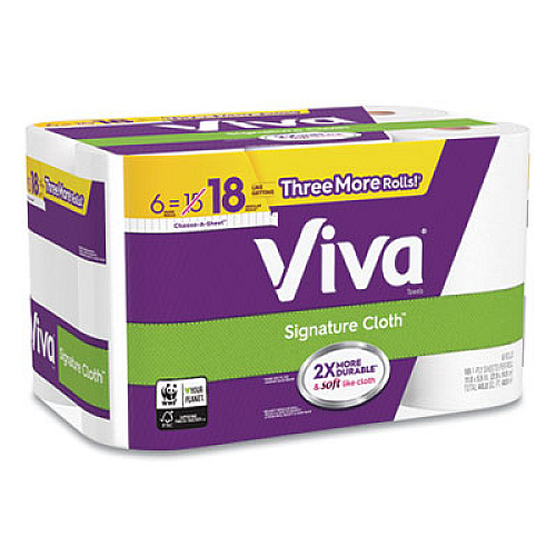 Viva 49634 Signature Cloth Choose-A-Sheet Kitchen Roll Paper Towels