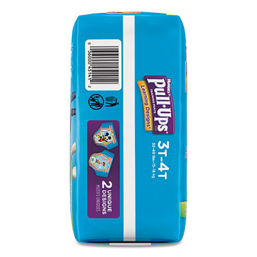 Huggies PULL-UPS LEARNING DESIGNS POTTY TRAINING PANTS FOR BOYS, SIZE 3T-4T, 22/PACK (45141)