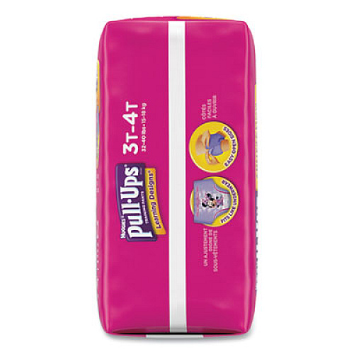 Huggies PULL-UPS LEARNING DESIGNS POTTY TRAINING PANTS FOR GIRLS, SIZE 3T-4T, 22/PACK (45140)
