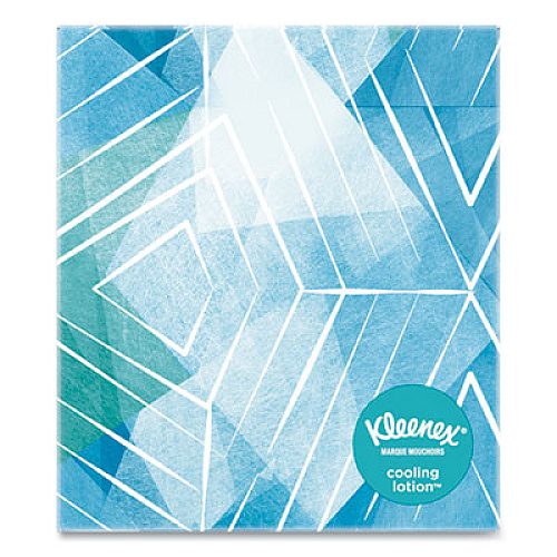 Kleenex COOL TOUCH FACIAL TISSUE, 2-PLY, WHITE, 45 SHEETS/BOX, 27 BOXES/CARTON (50140CT)