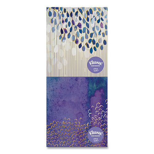 Kleenex Ultra Soft Facial Tissue, 3-Ply, White, 8.75 x 4.5, 65 Sheets/Box, 4 Boxes/Pack, 12 Packs/Carton (50173CT)