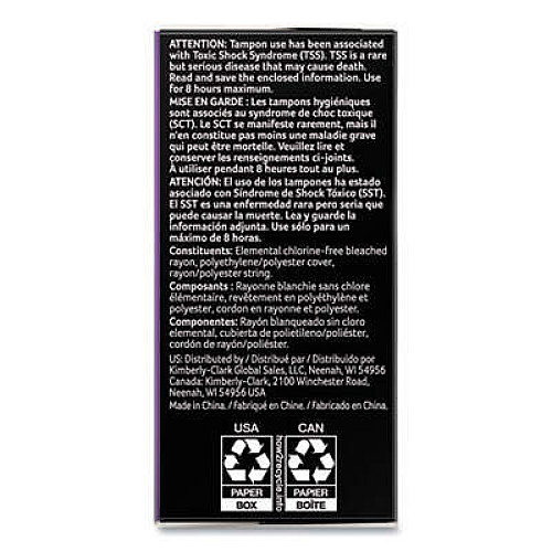 Kotex 15949 U by Kotex Click Compact Tampons