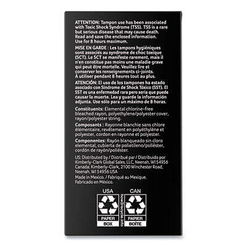 Kotex 15951 U by Kotex Click Compact Tampons