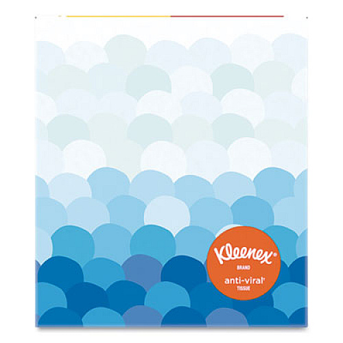 Kleenex Anti-Viral Facial Tissue, 3-Ply, White, 60 Sheets/Box (49978BX)