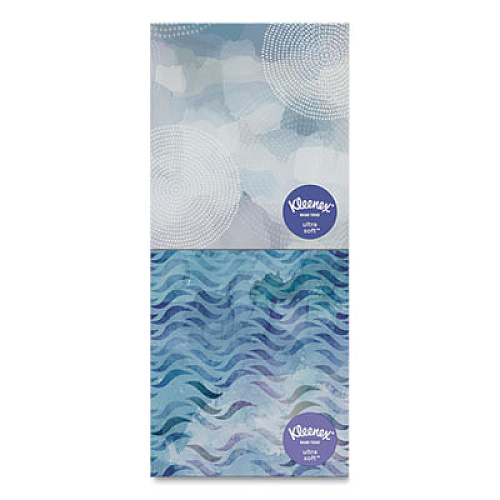 Kleenex Ultra Soft Facial Tissue, 3-Ply, White, 8.75 x 4.5, 65 Sheets/Box, 4 Boxes/Pack, 12 Packs/Carton (50173CT)
