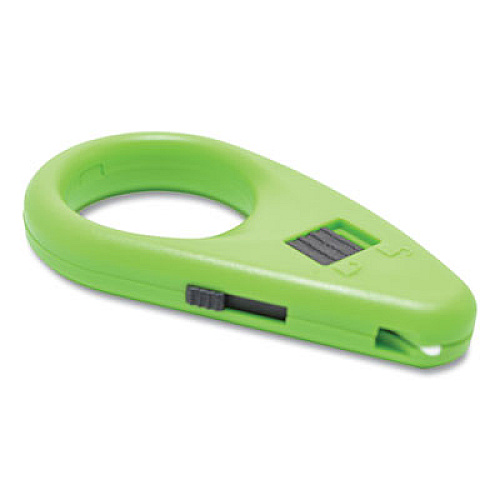 Westcott Compact Safety Ceramic Blade Box Cutter, 2.25", Fixed Blade, Green (16473)