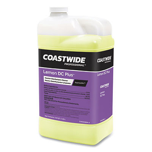 Coastwide Professional Virustat DC Plus Disinfectant-Cleaner Concentrate for EasyConnect Systems, Lemon Scent, 101 oz Bottle, 2/Carton (24381053)