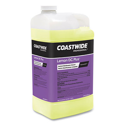 Coastwide Professional Virustat DC Plus Disinfectant-Cleaner Concentrate for EasyConnect Systems, Lemon Scent, 101 oz Bottle, 2/Carton (24381053)