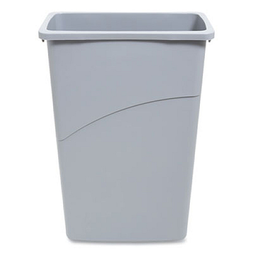 Coastwide Professional Slim Open Top Trash Can, Plastic, 23 gal, Gray (2625783)