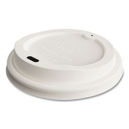 Perk 24394129 Compostable Plastic Hot Cup Lids