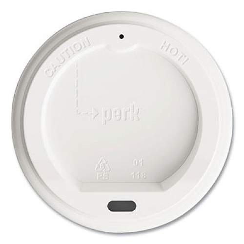 Perk 24404337 Plastic Hot Cup Lids