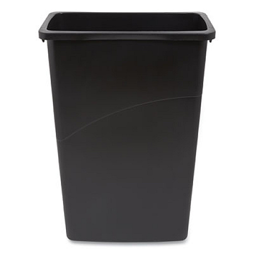 Coastwide Professional Slim Open Top Trash Can, Plastic, 23 gal, Black (2625781)