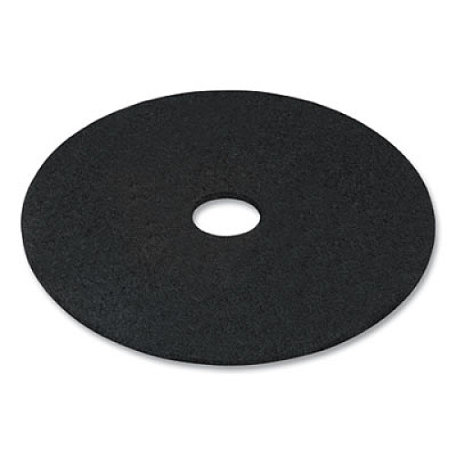 Coastwide Professional Stripping Floor Pads, 20" Diameter, Black, 5/Carton (655321)