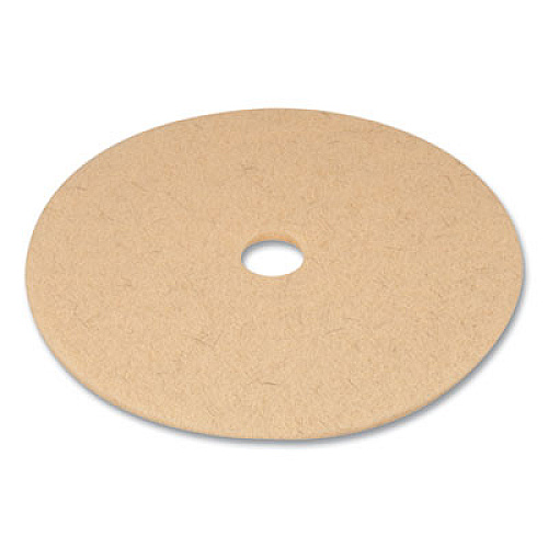 Coastwide Professional Polishing Floor Pads, 20" Diameter, White, 5/Carton (663605)