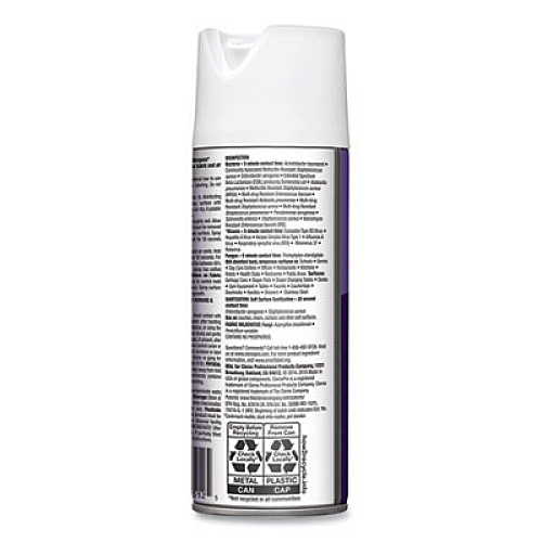 Clorox 4 in One Disinfectant and Sanitizer, Lavender, 14 oz Aerosol Spray (32512EA)