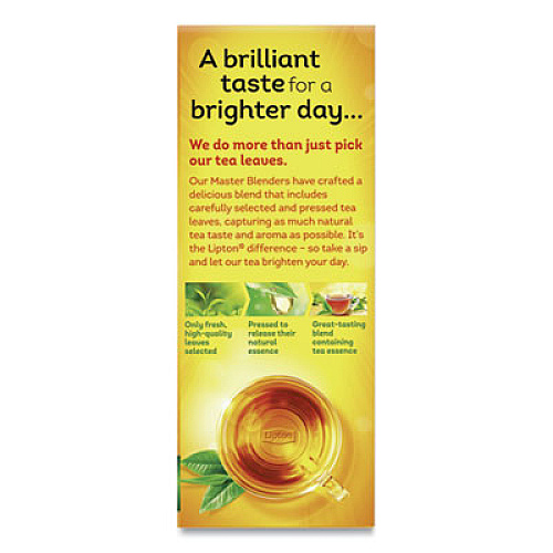 Lipton Tea Bags, Black, 100/Box (291)