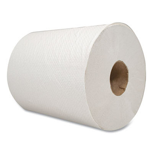 Morcon Tissue Morsoft Universal Roll Towels, Paper, White, 7.8" x 600 ft, 12 Rolls/Carton (W12600)