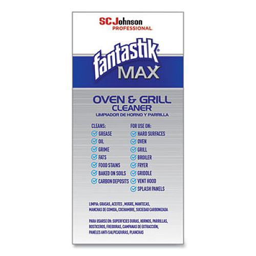 Fantastik MAX MAX OVEN AND GRILL CLEANER, 32 OZ BOTTLE, 8/CARTON (315227CT)