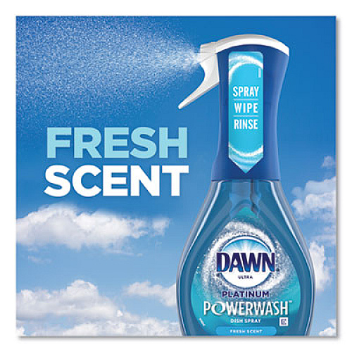 Dawn Platinum Powerwash Dish Spray, Fresh, 16 oz Spray Bottle, 2/Pack (31836PK)