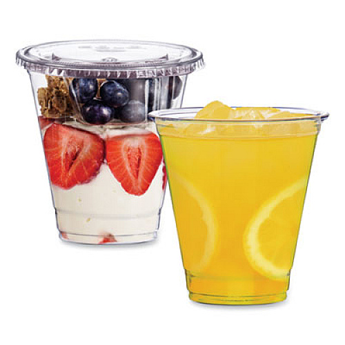 SOLO Ultra Clear Cups, 12 oz, Plastic, 50 Cups/Bag, 20 Bags/Carton (TP12S)