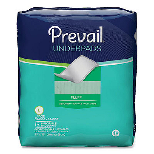 Prevail UNDERPADS, 23 X 36, WHITE, 150/CARTON (2699301)