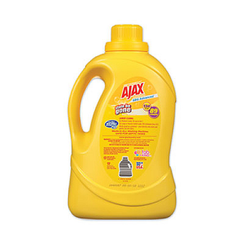 Ajax LAUNDRY DETERGENT LIQUID, OXY OVERLOAD, LINEN AND LIMON SCENT, 89 LOADS, 134 OZ BOTTLE, 4/CARTON (AJAXX43)