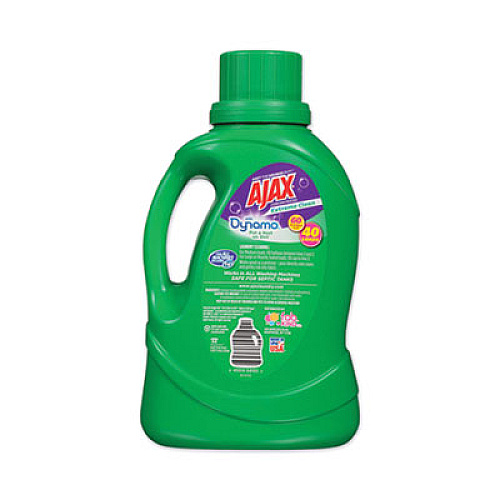 Ajax Laundry Detergent Liquid, Extreme Clean, Mountain Air Scent, 40 Loads, 60 oz Bottle, 6/Carton (AJAXX36)