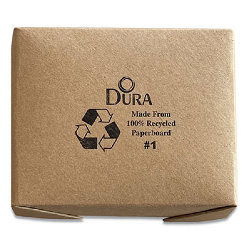 Dura TAKEOUT CONTAINERS, 4.37 X 3.5 X 2.52, KRAFT, 450/CARTON (TTGCK1)