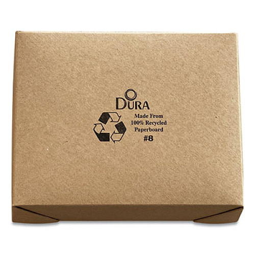 Dura TAKEOUT CONTAINERS, 5.98 X 4.72 X 2.51, KRAFT, 300/CARTON (TTGCK8)