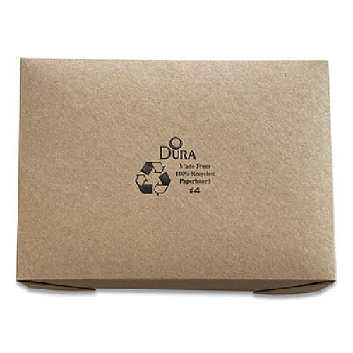 Dura TAKEOUT CONTAINERS, 7.87 X 5.51 X 3.54, KRAFT, 160/CARTON (TTGCK4)