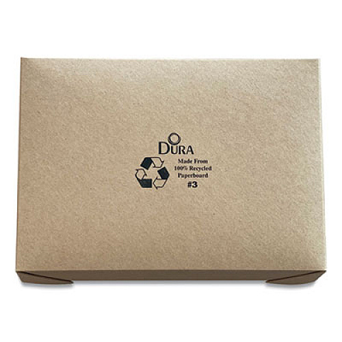 Dura TAKEOUT CONTAINERS, 7.75 X 5.51 X 2.48, KRAFT, 200/CARTON (TTGCK3)