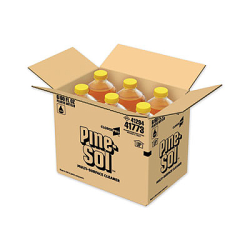 Pine-Sol Multi-Surface Cleaner Disinfectant, Pine, 60oz Bottle, 6 Bottles/Carton (41773CT)
