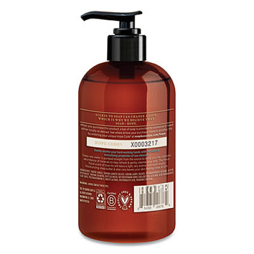 Soapbox Hand Soap, Sea Minerals and Blue Iris, 12 oz, 12/Carton (00678CT)
