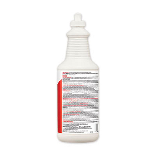 Clorox Disinfecting Bio Stain and Odor Remover, Fragranced, 32 oz Pull-Top Bottle, 6/CT (31911)