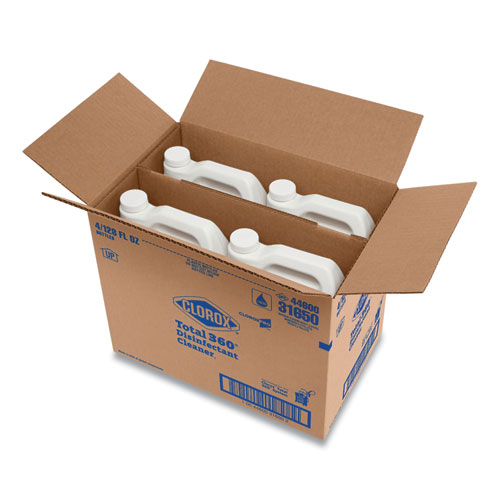 Total 360 Disinfectant Cleaner, 128 oz Bottle, 4/Carton