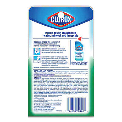 Clorox 00940CT Automatic Toilet Bowl Cleaner