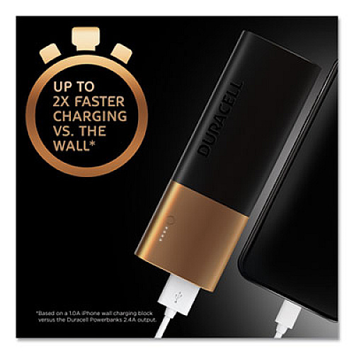 Duracell Rechargeable 10050 mAh Powerbank, 3 Day Portable Charger (DMLIONPB3)