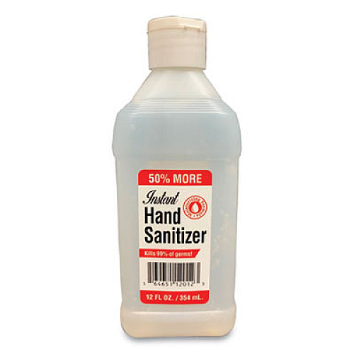 GEN Gel Hand Sanitizer, 12 oz Bottle, Unscented (12SAN24EA)