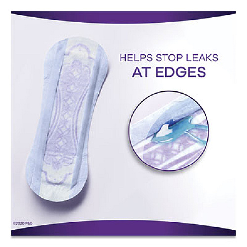Always Discreet Incontinence Liners, Very Light Absorbency, Long, 44/Pack, 3 Packs/Carton (92724)