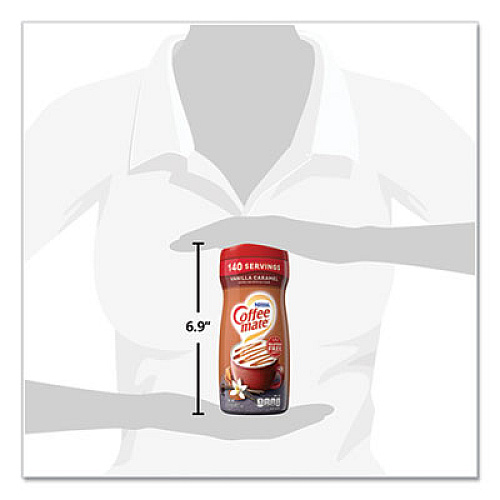 Coffee mate Non-Dairy Powdered Creamer, Vanilla Caramel, 15 oz Canister (49410)