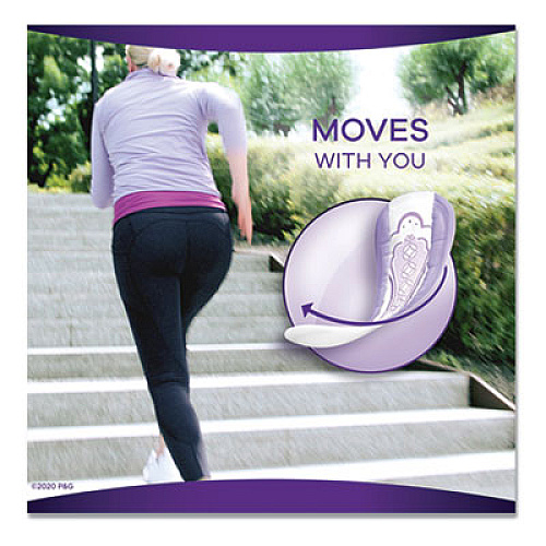 Always Discreet Incontinence Liners, Very Light Absorbency, Long, 44/Pack, 3 Packs/Carton (92724)
