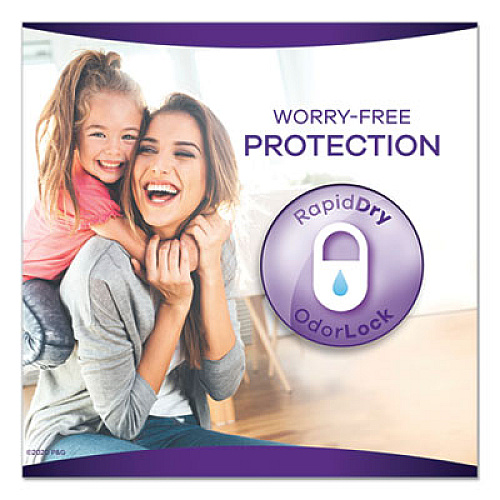 Always Discreet Sensitive Bladder Protection Pads, Heavy Absorbency, Long, 39/Pack, 3 Packs/Carton (92729)