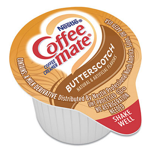 Coffee mate LIQUID COFFEE CREAMER, BUTTERSCOTCH, 0.38 OZ MINI CUPS, 50 CUPS/BOX (68613)