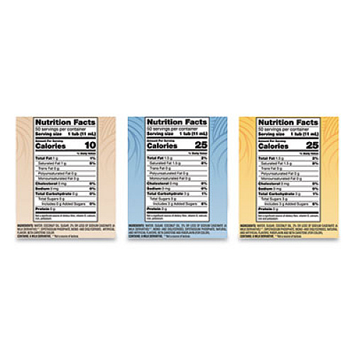 Coffee mate Liquid Coffee Creamer, Assorted Flavors, 0.38 oz Mini Cups, 150/Carton (46193CT)
