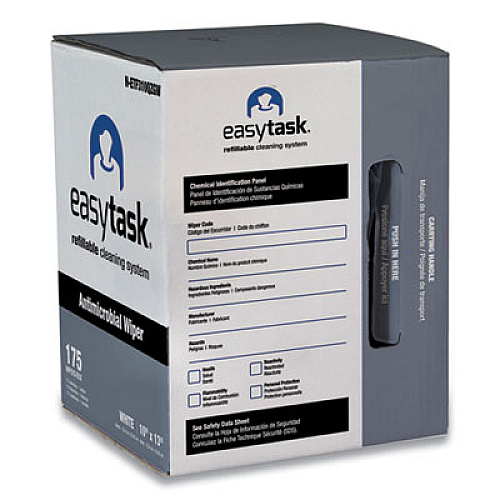 HOSPECO Easy Task F310 Wiper, Quarterfold, 1-Ply, 10 x 13, White, Zipper Bag, 175/Bag (NETF310QZGW)