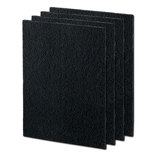 Carbon Filter for Fellowes 290 Air Purifiers, 12 7/16 x 16 1/8, 4/Pack (9324201)