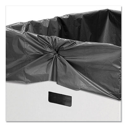 Bankers Box Waste and Recycling Bin, 50 gal, White, 10/Carton (7320201)