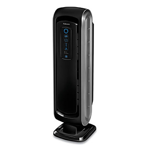 Fellowes HEPA and Carbon Filtration Air Purifiers, 100-200 sq ft Room Capacity, Black (9286001)