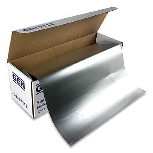 GEN Standard Aluminum Foil Roll, 12" x 1,000 ft (GEN7112)